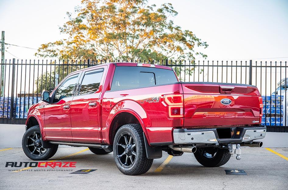 FORD F150 2004 ONWARDS COUPLER BLACK MACHINED WITH DARK TINT